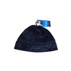 Columbia Women’s Pearl Plush Heat Hat S/M Omni-Heat Winter Black Beanie Warm NWT